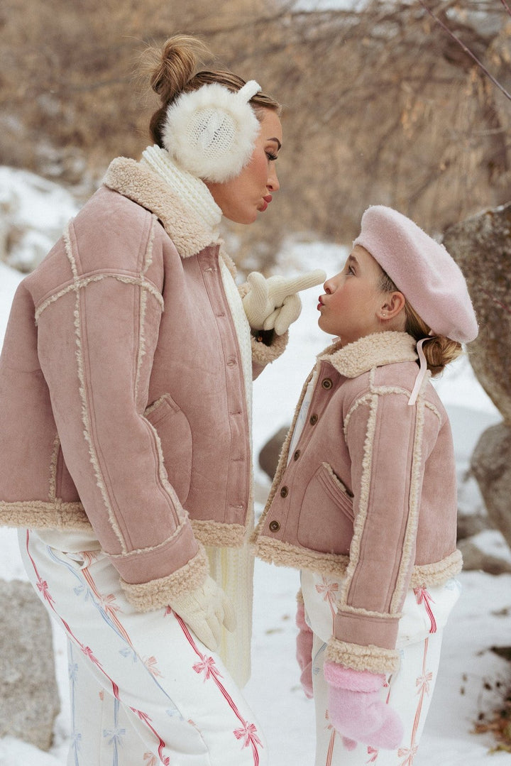 Mini Blush Coat in Pink