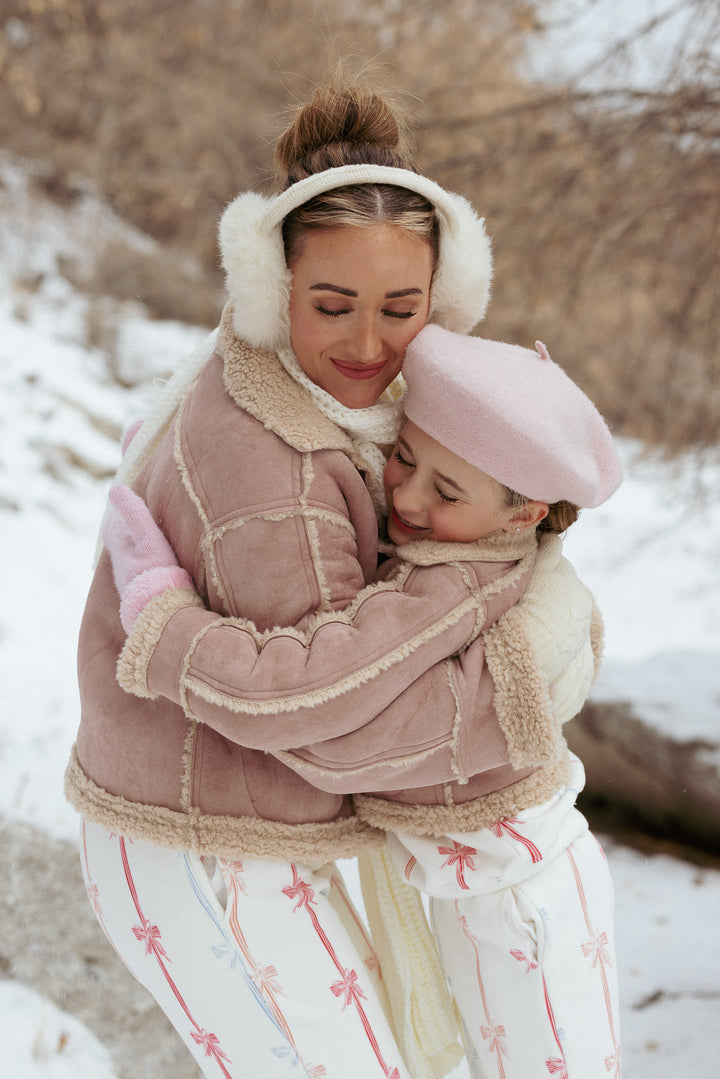 Mini Blush Coat in Pink