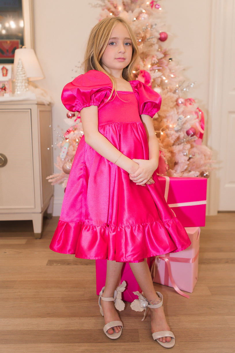 Mini Coco Dress in Hot Pink – Ivy City Co