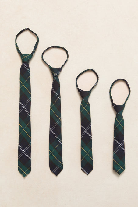 Ties in Connie Navy Plaid