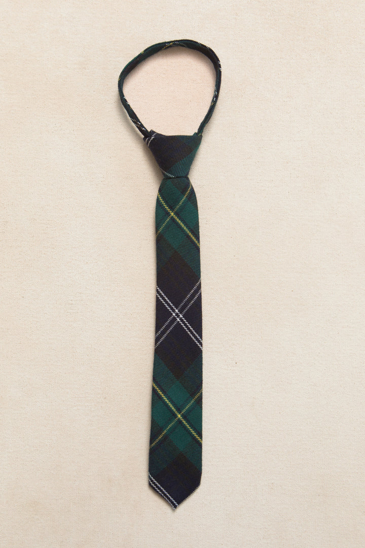 Ties in Connie Navy Plaid