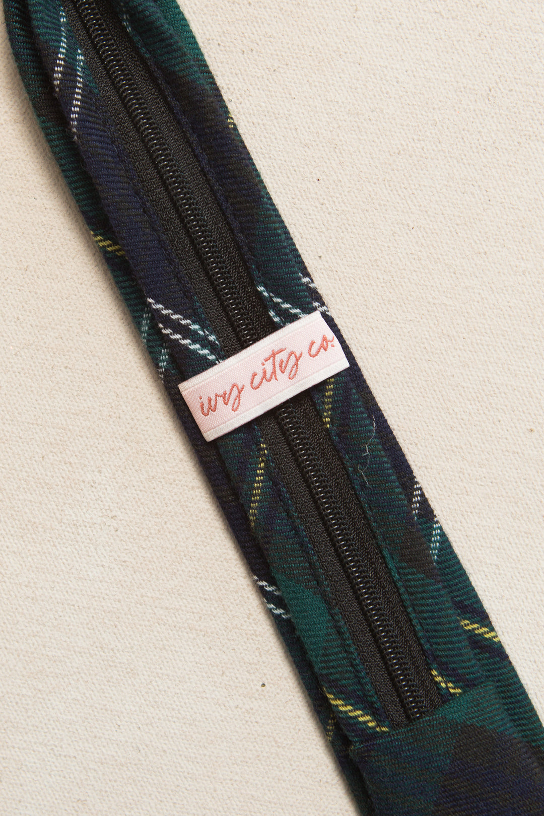 Ties in Connie Navy Plaid