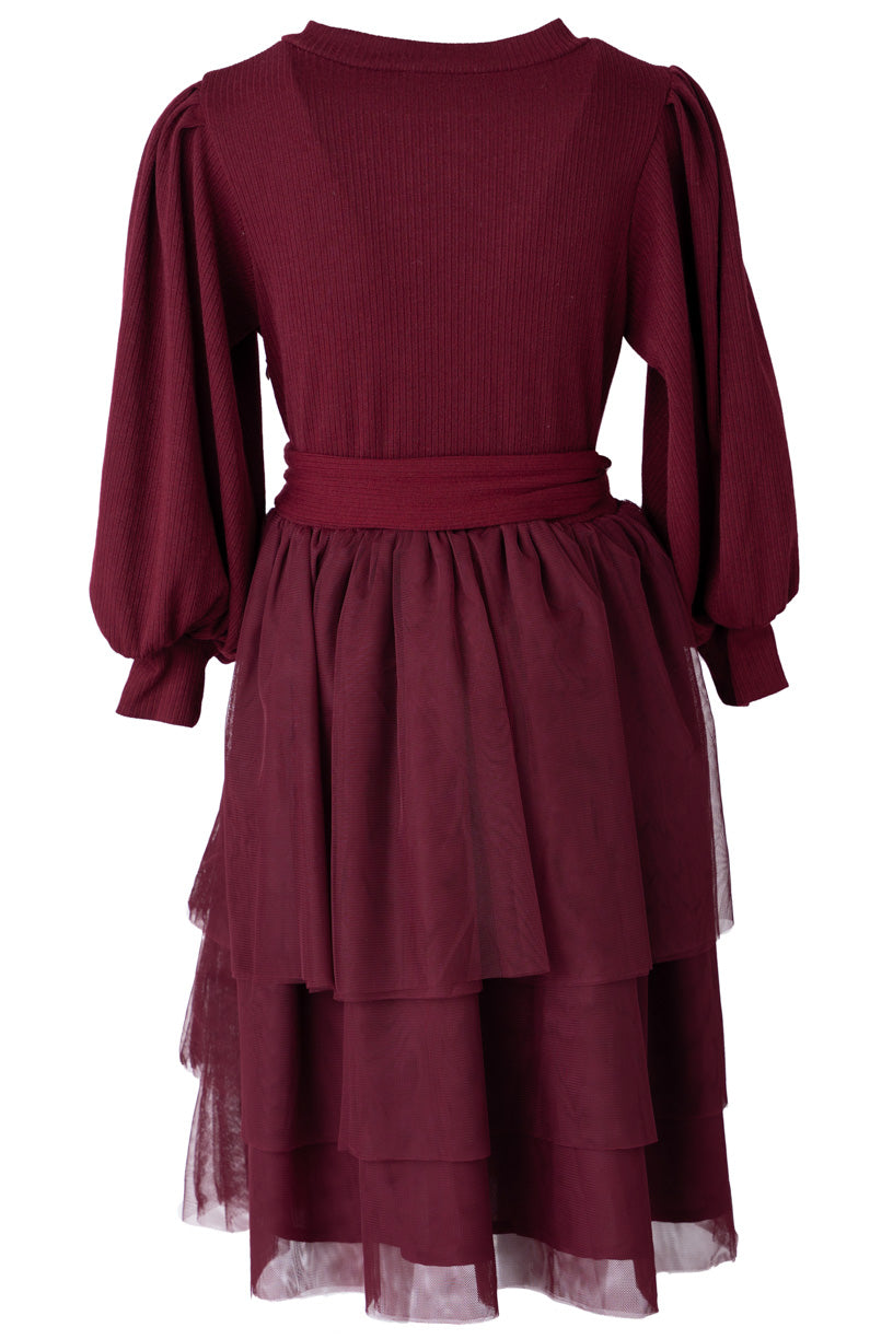 Mini Cosette Dress in Wine - FINAL SALE – Ivy City Co