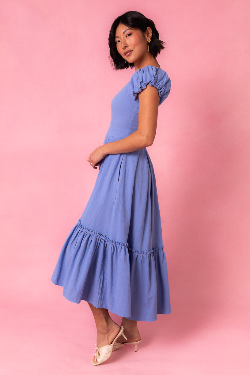 Dahlia Dress in Blue