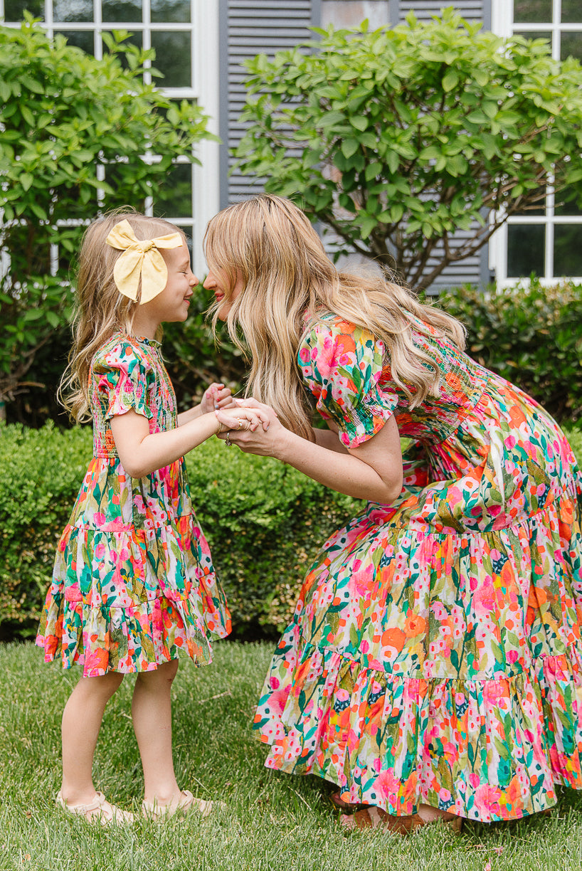 Mini Delia Dress in Multicolor Floral Ivy City Co