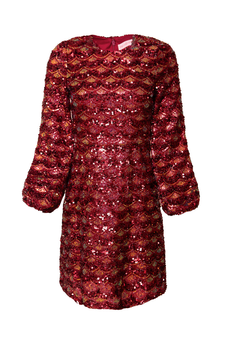 Donna Dress in Red Sequin