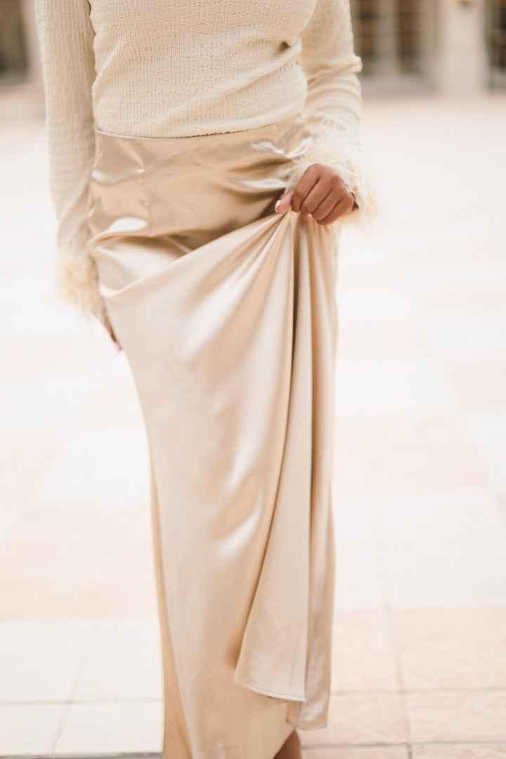 Dylan Skirt in Champagne