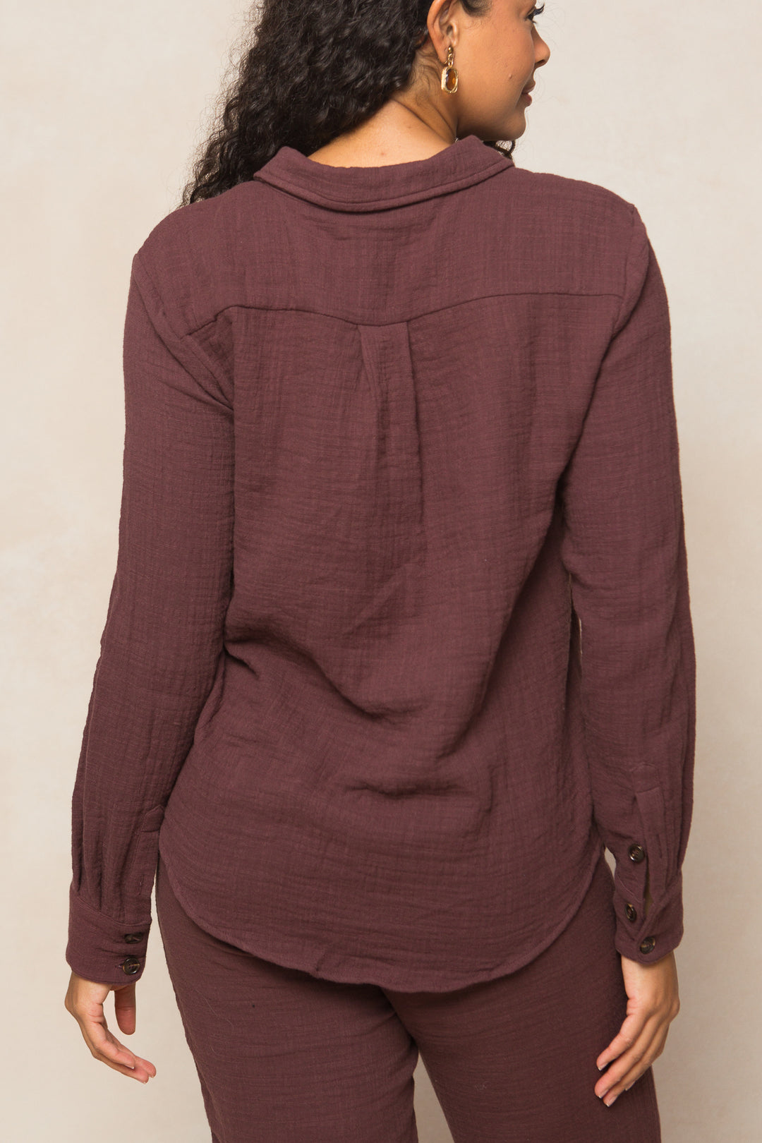 Emerson Blouse in Brown