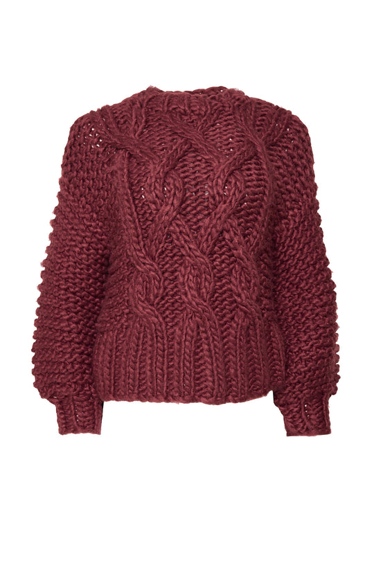 Erica Sweater in Raisin