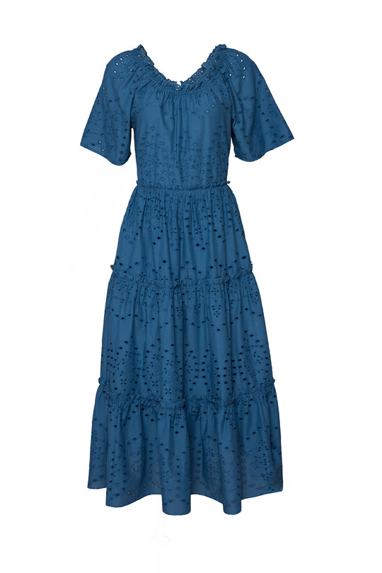 cobalt blue summer dress Etta Dress in Cobalt