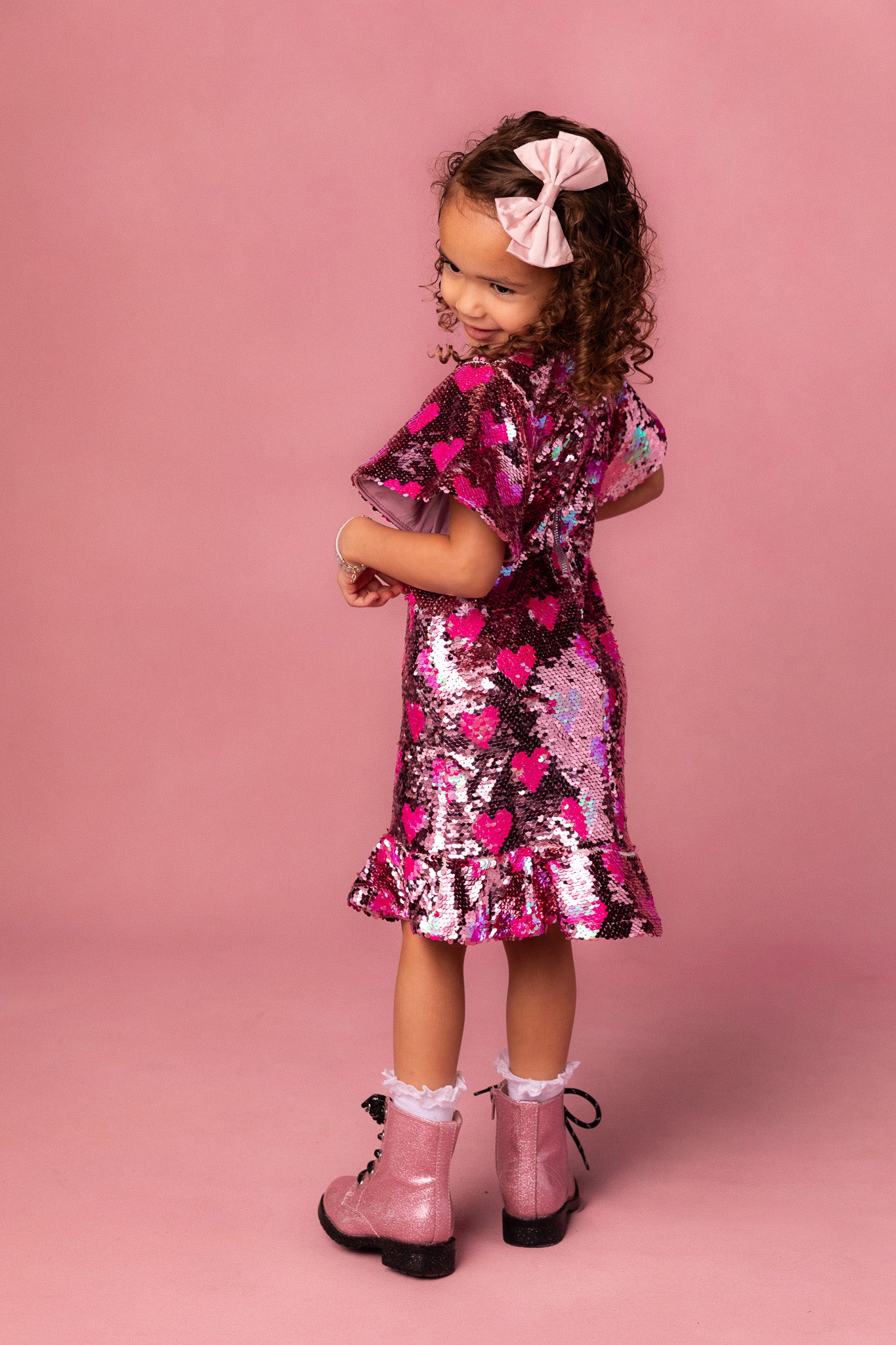 Sequin hearts hotsell floral dress