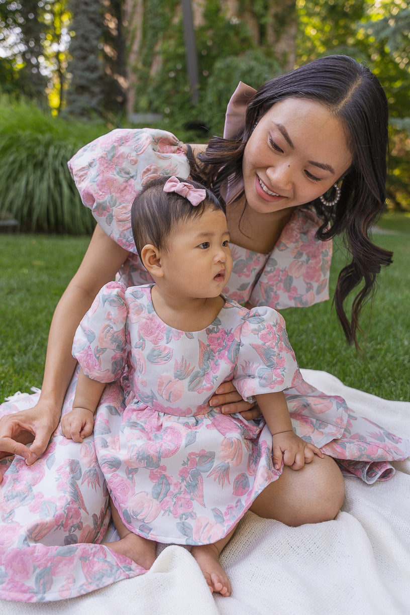 Baby Ivanna Dress Set in Pastel Floral – Ivy City Co