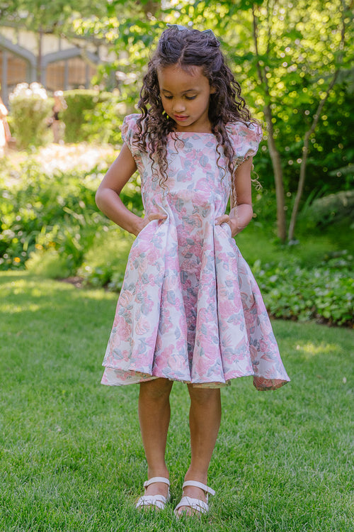 Mini Ivanna Dress in Pastel Floral
