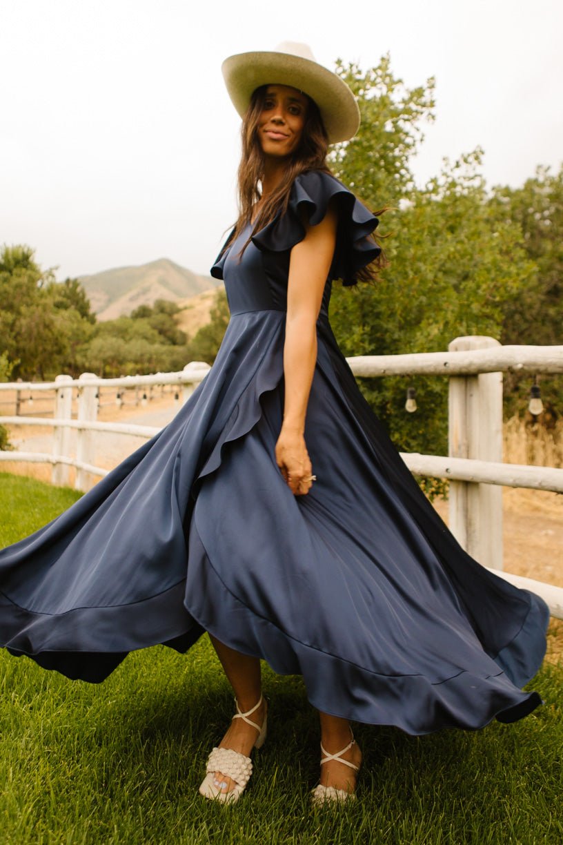 Callie Dress in Navy