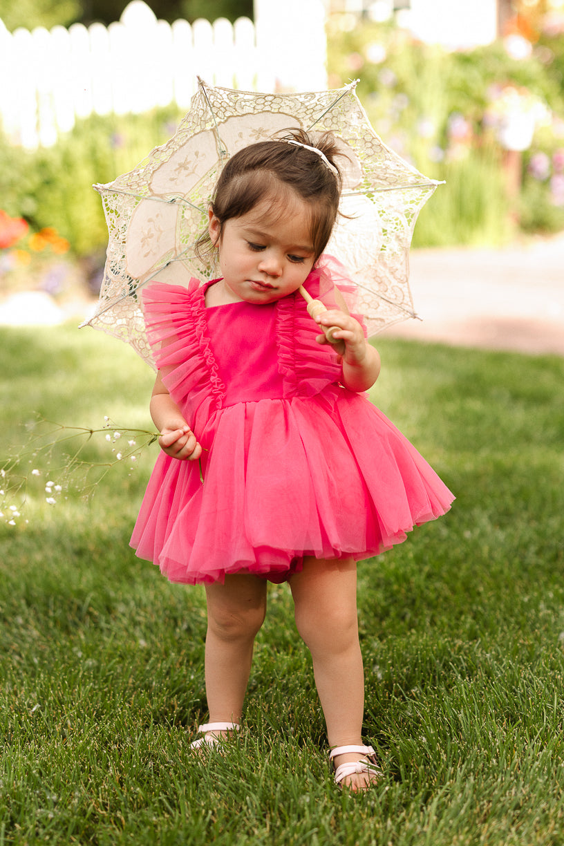 Baby Fairy Garden Dress Set in Pink