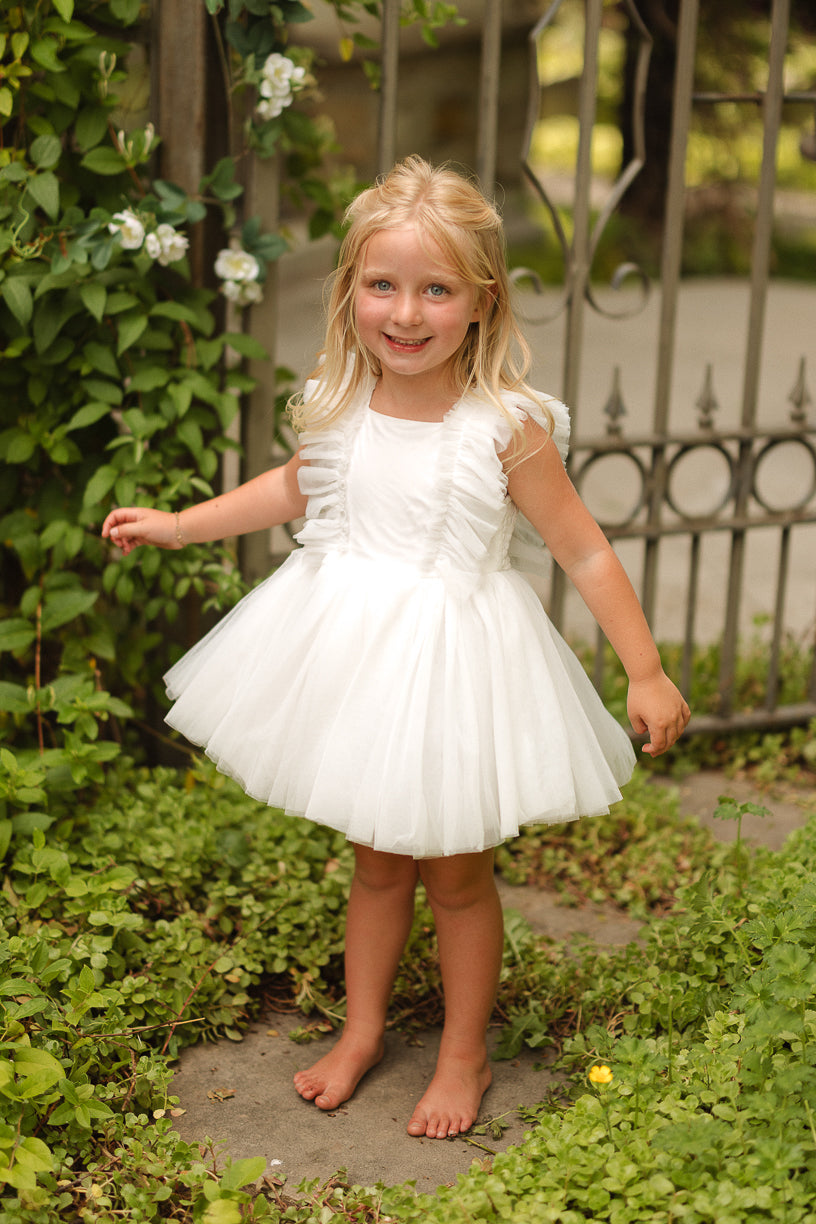 Mini Fairy Garden Dress in White – Ivy City Co