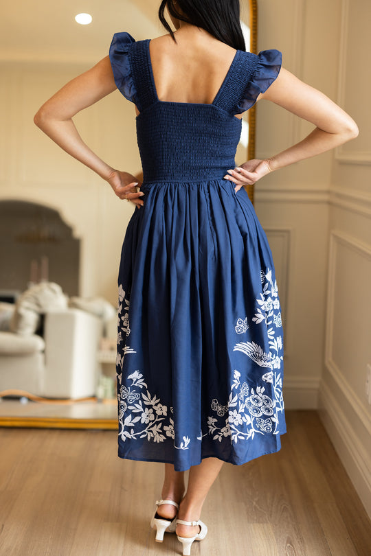 Finch Dress in Blue