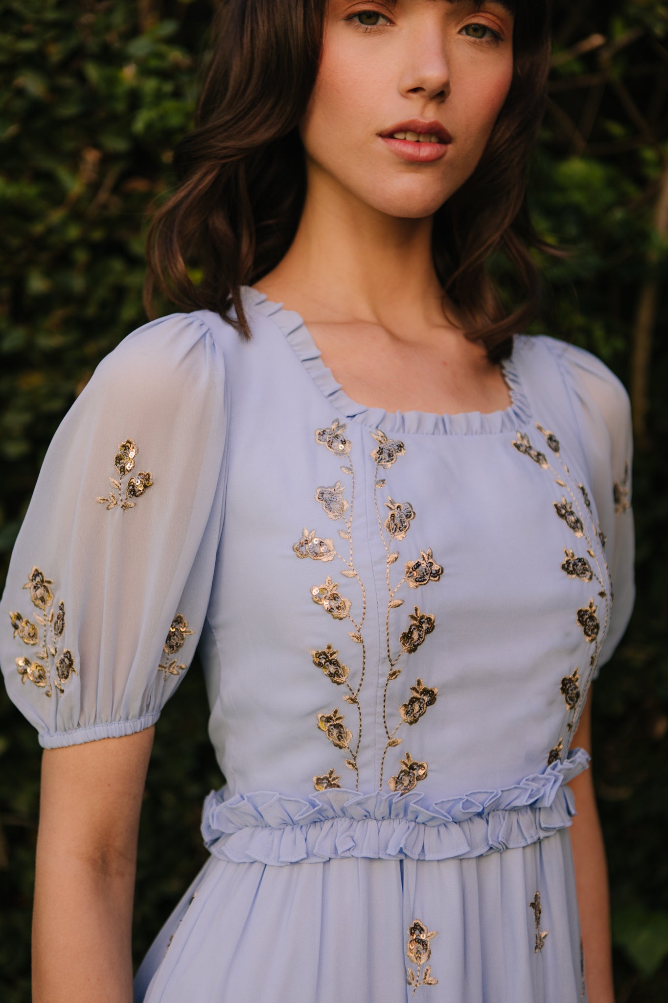Folklore Dress in Baby Blue – Ivy City Co