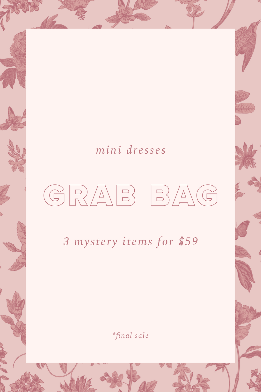 Mini Dresses Grab Bag - FINAL SALE