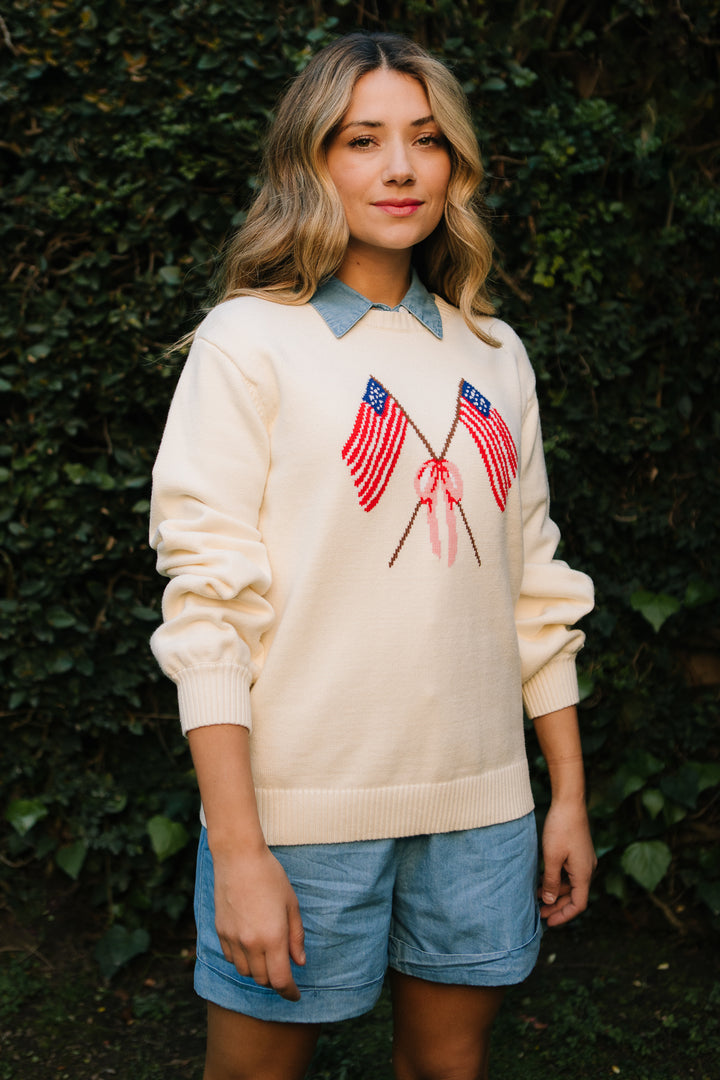 Freedom Sweater in Cream