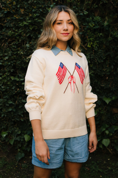 Freedom Sweater in Cream