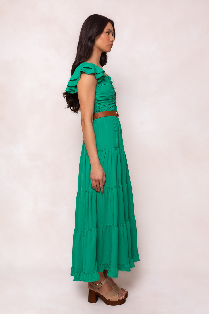 Garcelle Dress in Green