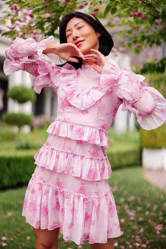 Garden State Dress in Pink