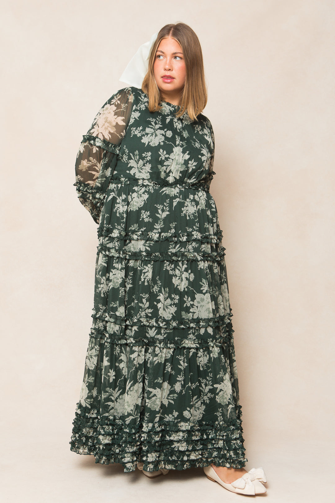 Geneva Dress in Forest Green - FINAL SALE