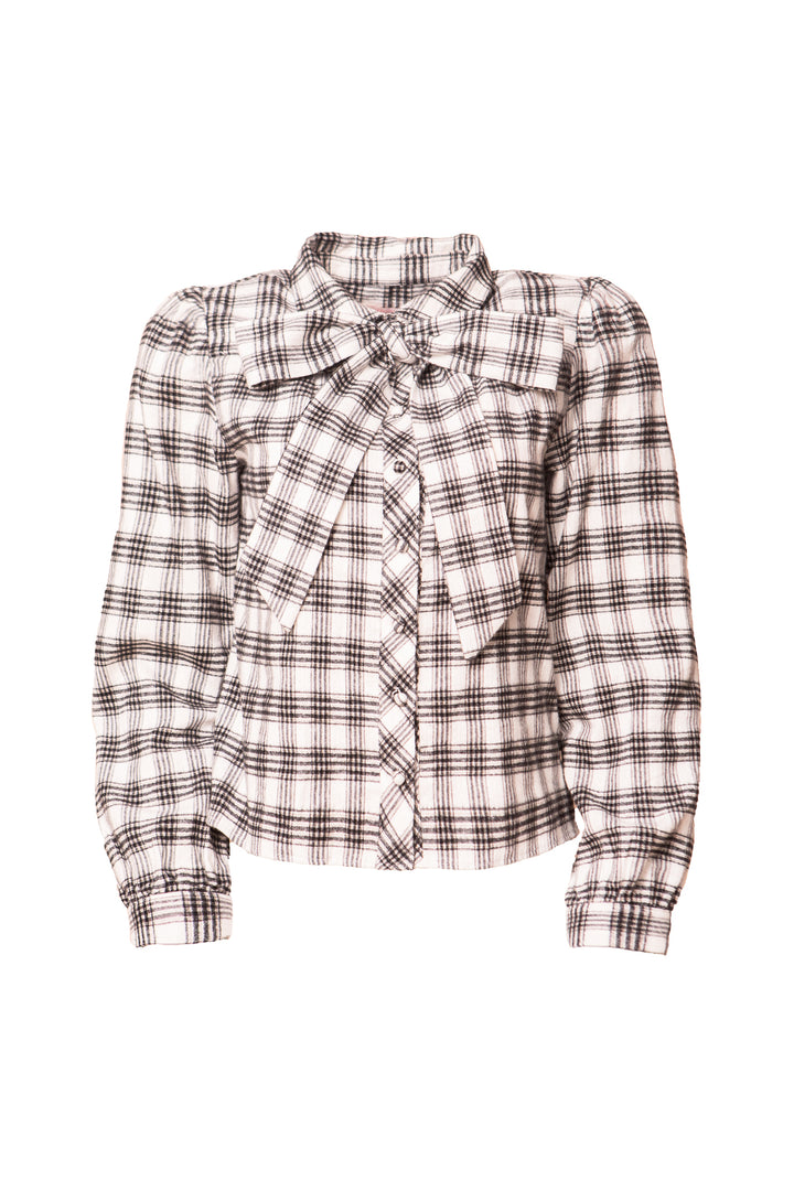 Genevieve Blouse in Plaid - FINAL SALE