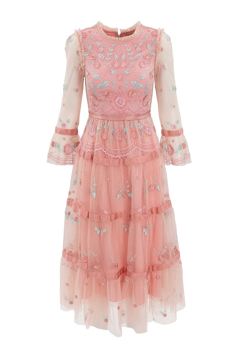 Once Upon a Spring Dress in Pink