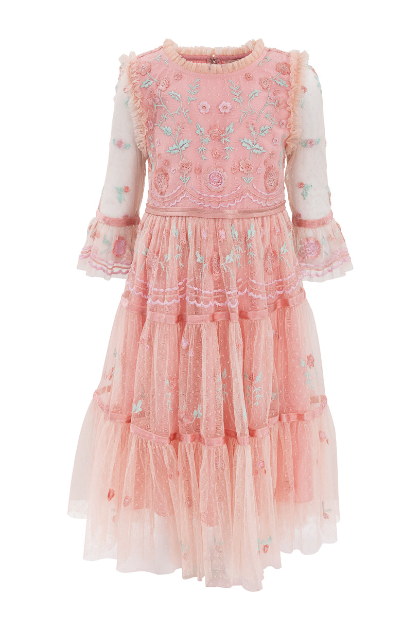 Mini Once Upon a Spring Dress in Pink