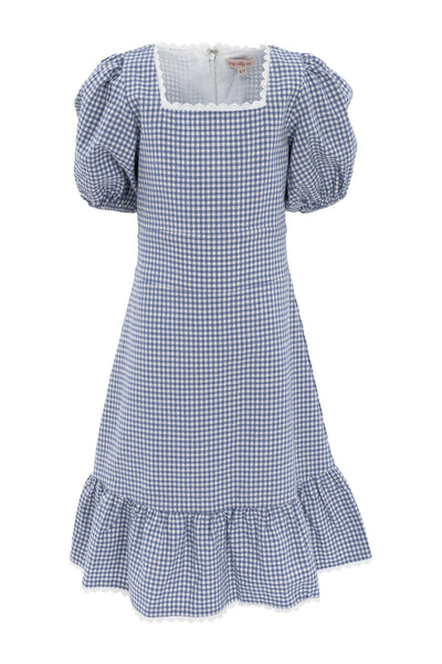 Mini Hannah Dress in Blue Gingham – Ivy City Co