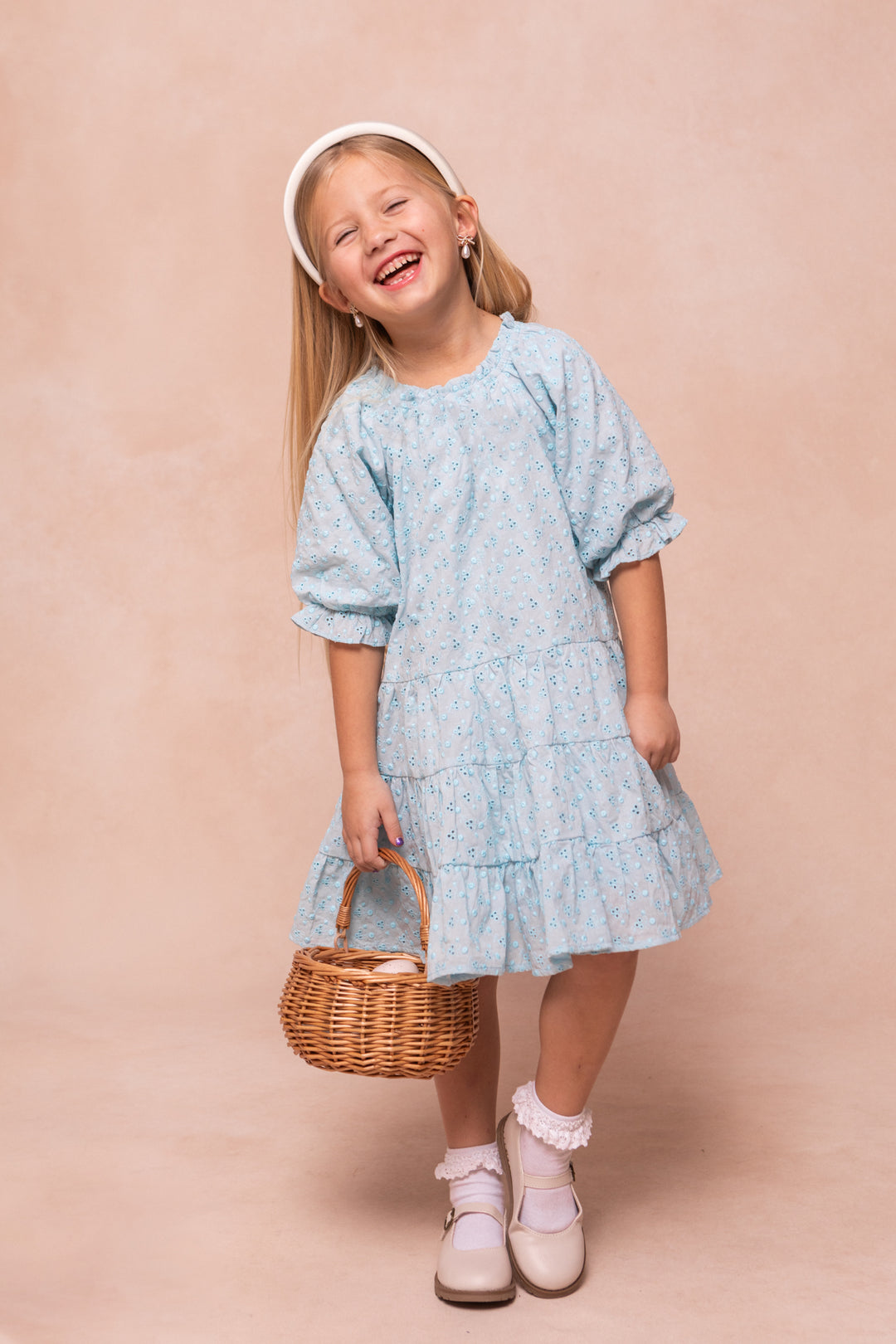 Mini Gigi Dress in Blue