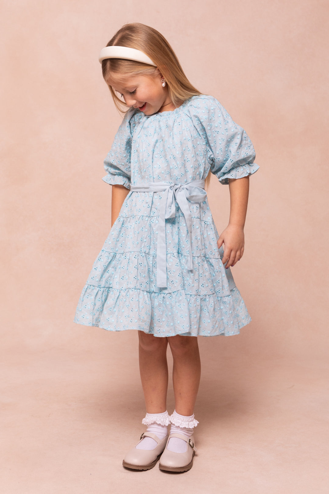 Mini Gigi Dress in Blue