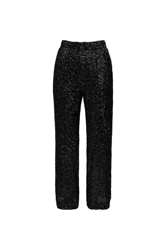 Gloria Pants in Black Sequin