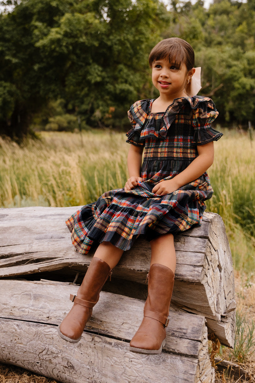 Baby Gracie Dress Set in Plaid – Ivy City Co