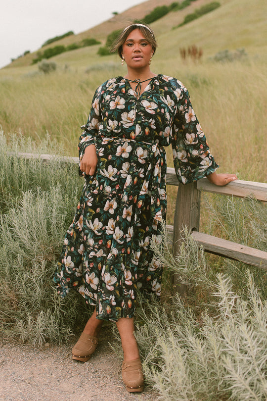 Imogen Dress in Moody Magnolia