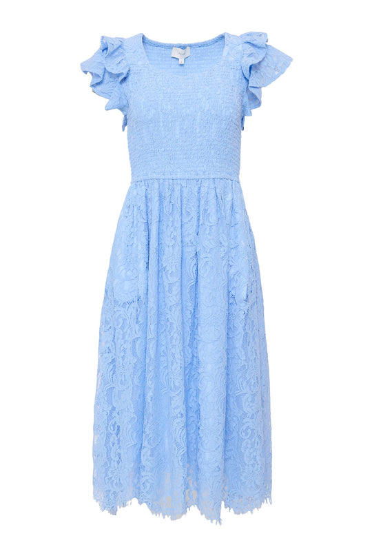 Hattie Dress in Cornflower Blue Lace XXS Hattie Dress in Cornflower Blue Lace XXS