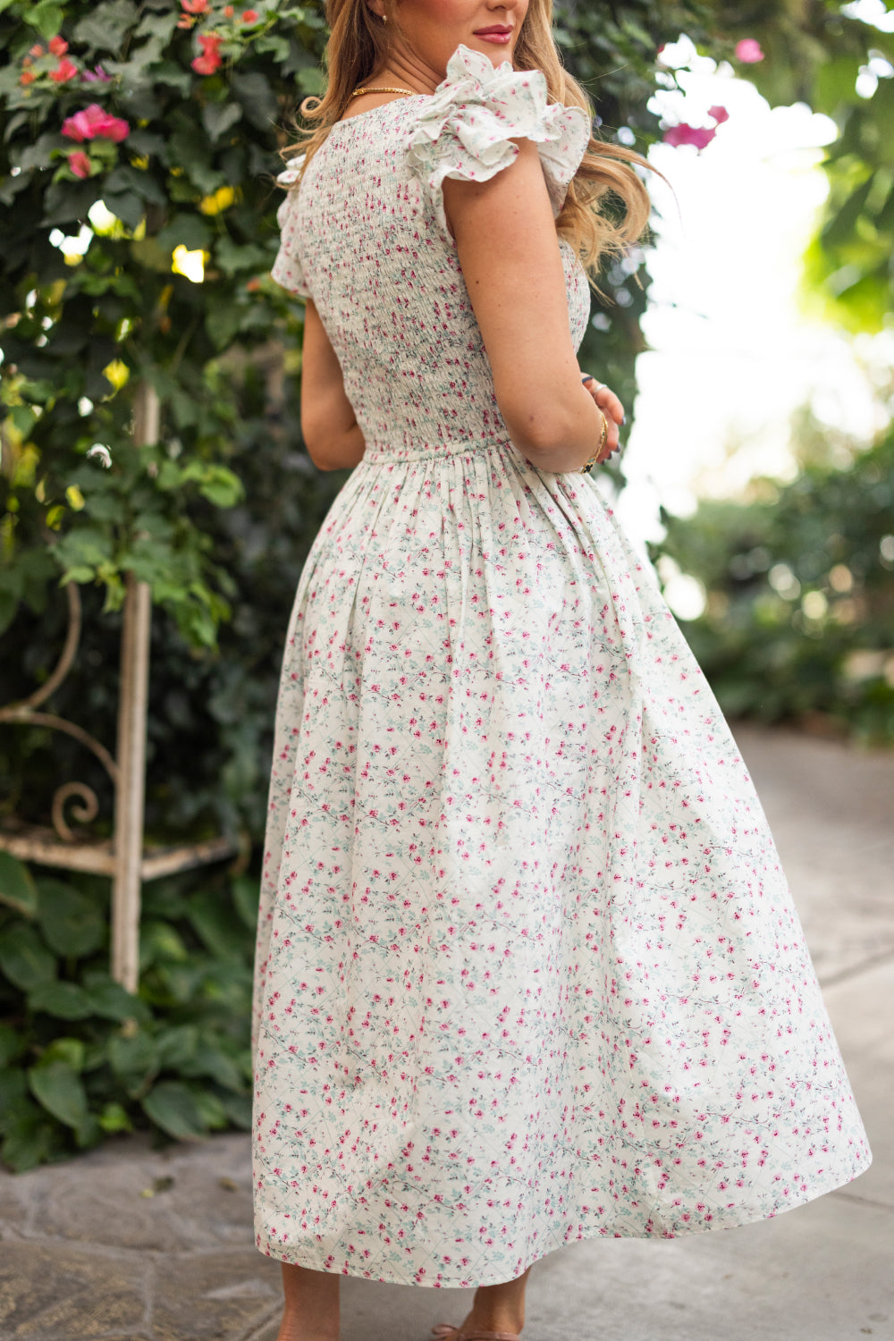 white christmas dresses Hattie Dress in Pansy Trellis – Ivy City Co