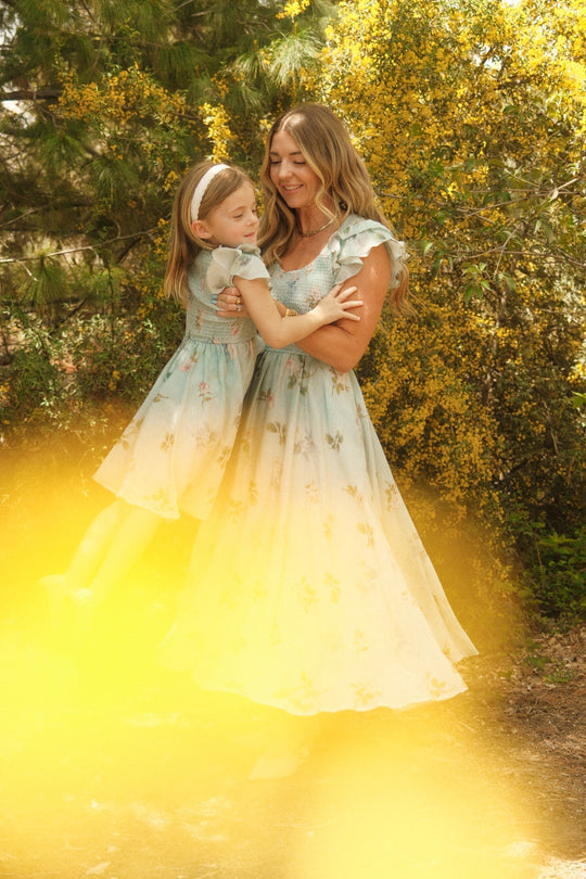 ivy and blue dresses Hattie Dress in Roselyn Blue