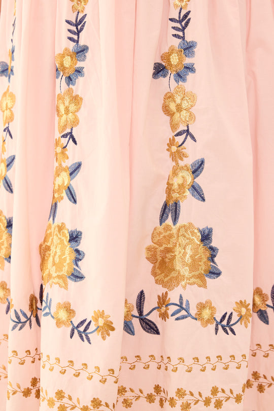 Hattie Dress in Embroidered Spring Floral Hattie Dress in Embroidered Spring Floral