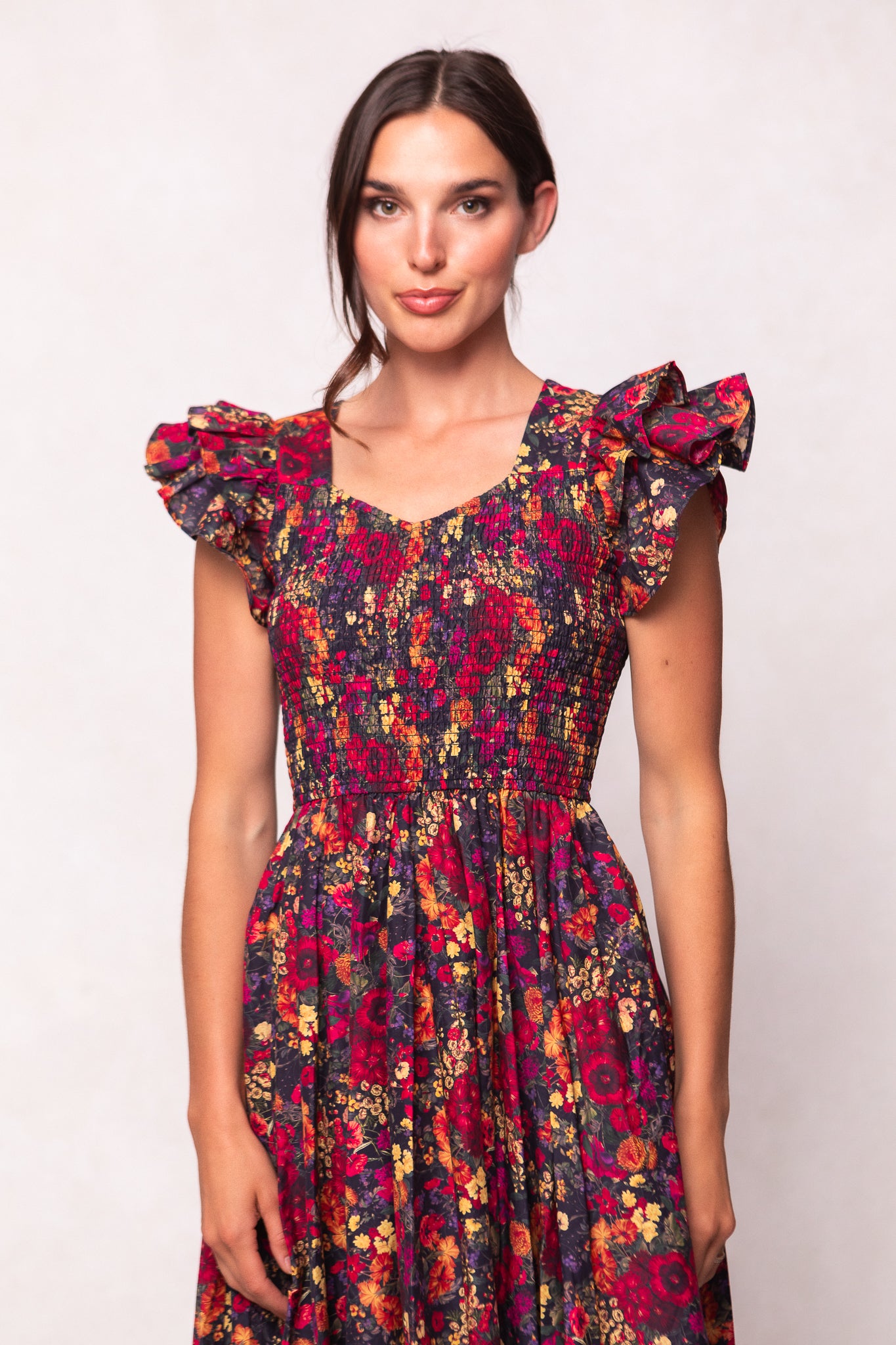 Hattie Dress in Night Garden – Ivy City Co