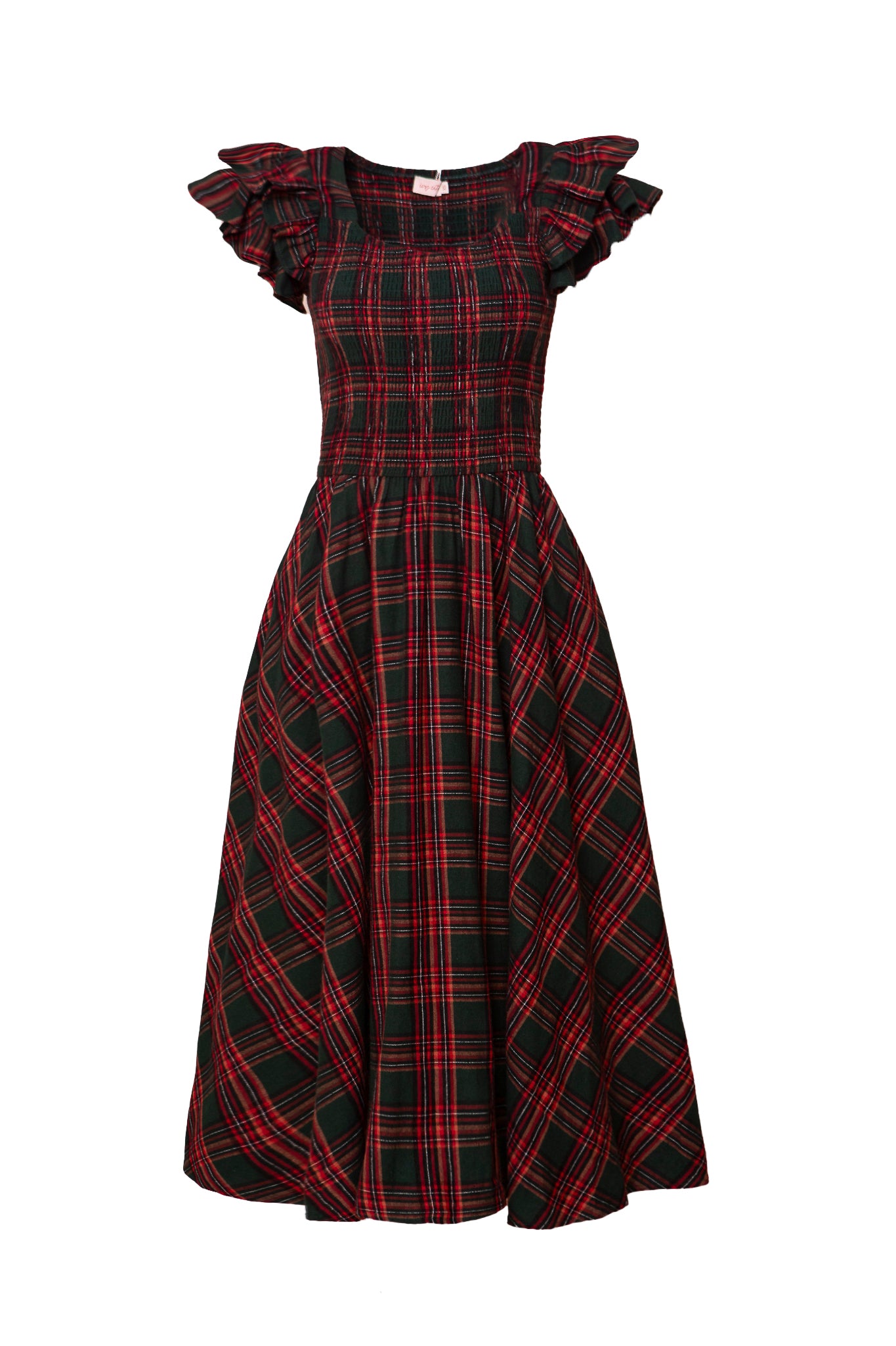 Hattie Dress in Evergreen Plaid – Ivy City Co