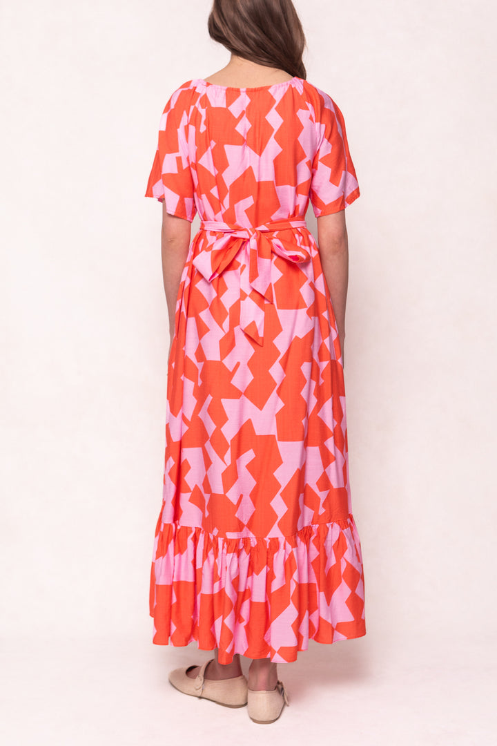 Haven Dress in Geometric