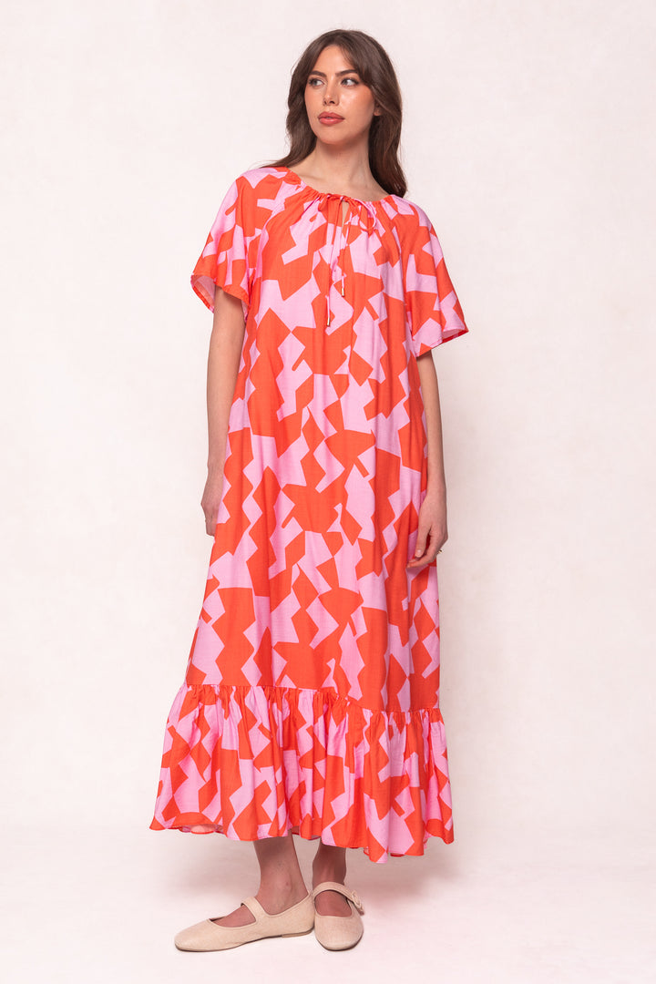 Haven Dress in Geometric