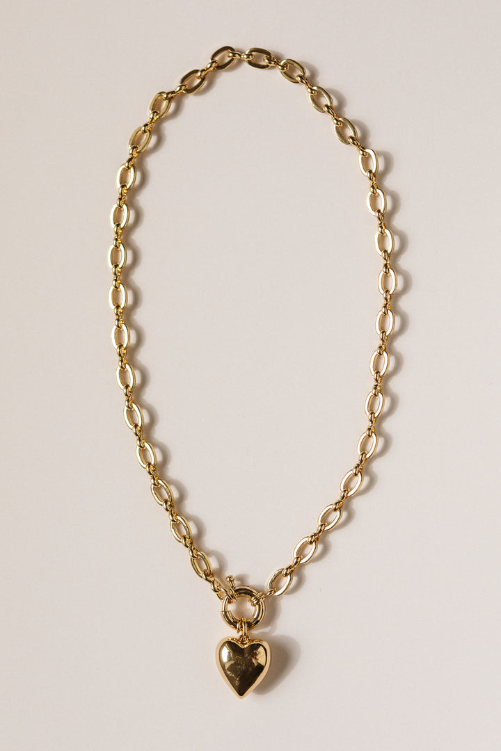 Heart Pendant Chain Necklace