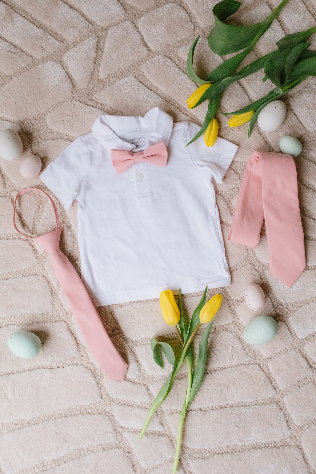 Henry Baby Boys Bow Tie in Spring Pink
