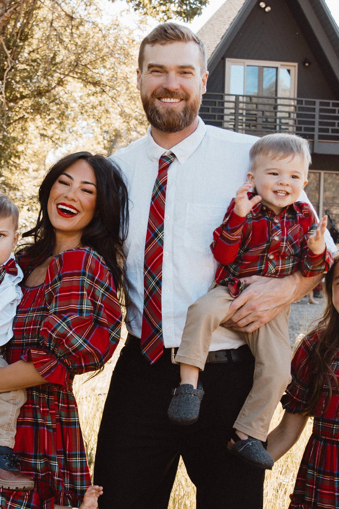 Holiday Plaid Men's Tie