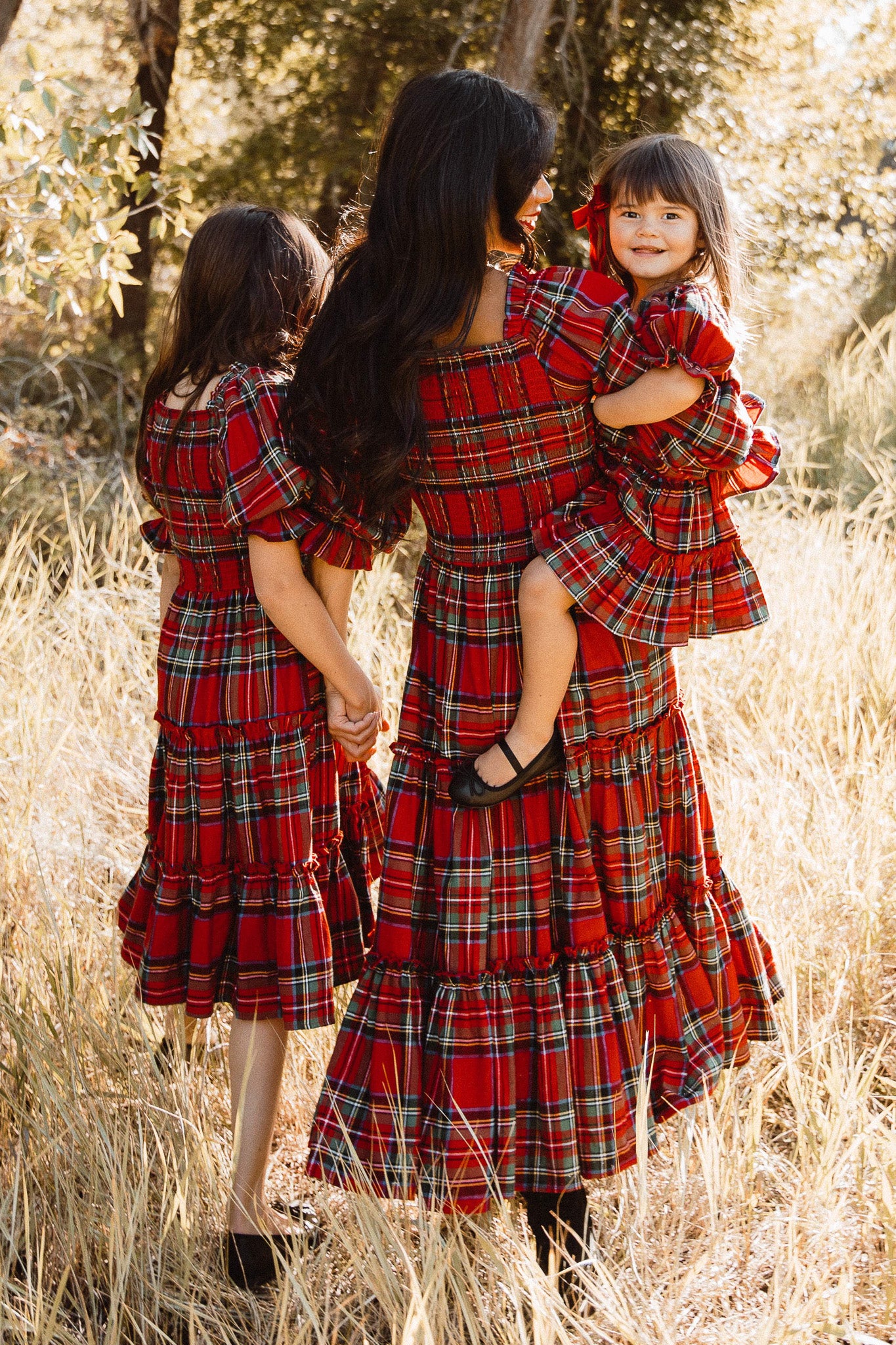 Madeline Dress in Navy Plaid – Ivy City Co