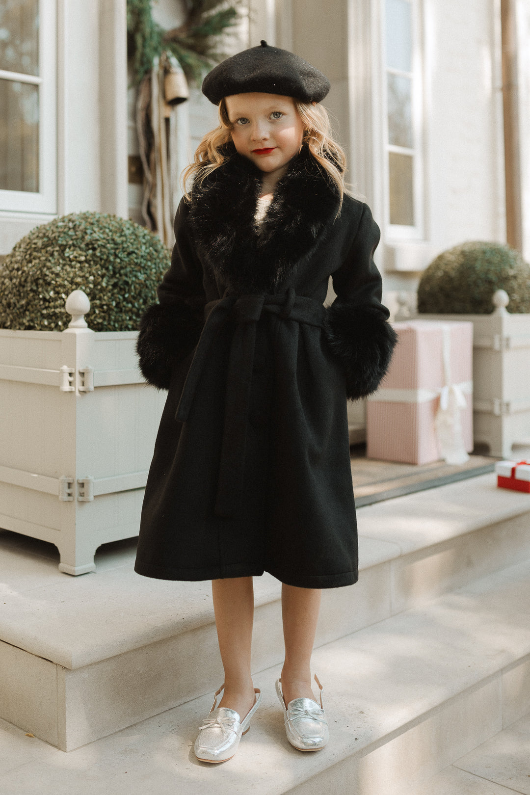 Mini Pookie Coat in Black